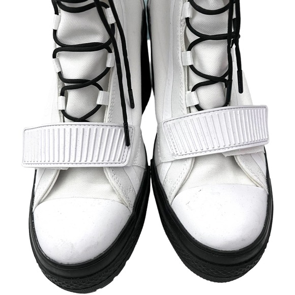 Converse Chuck Taylor All Star GR82 XX-HI High Heel Boots White/Black Size 8.5 - Picture 9 of 10